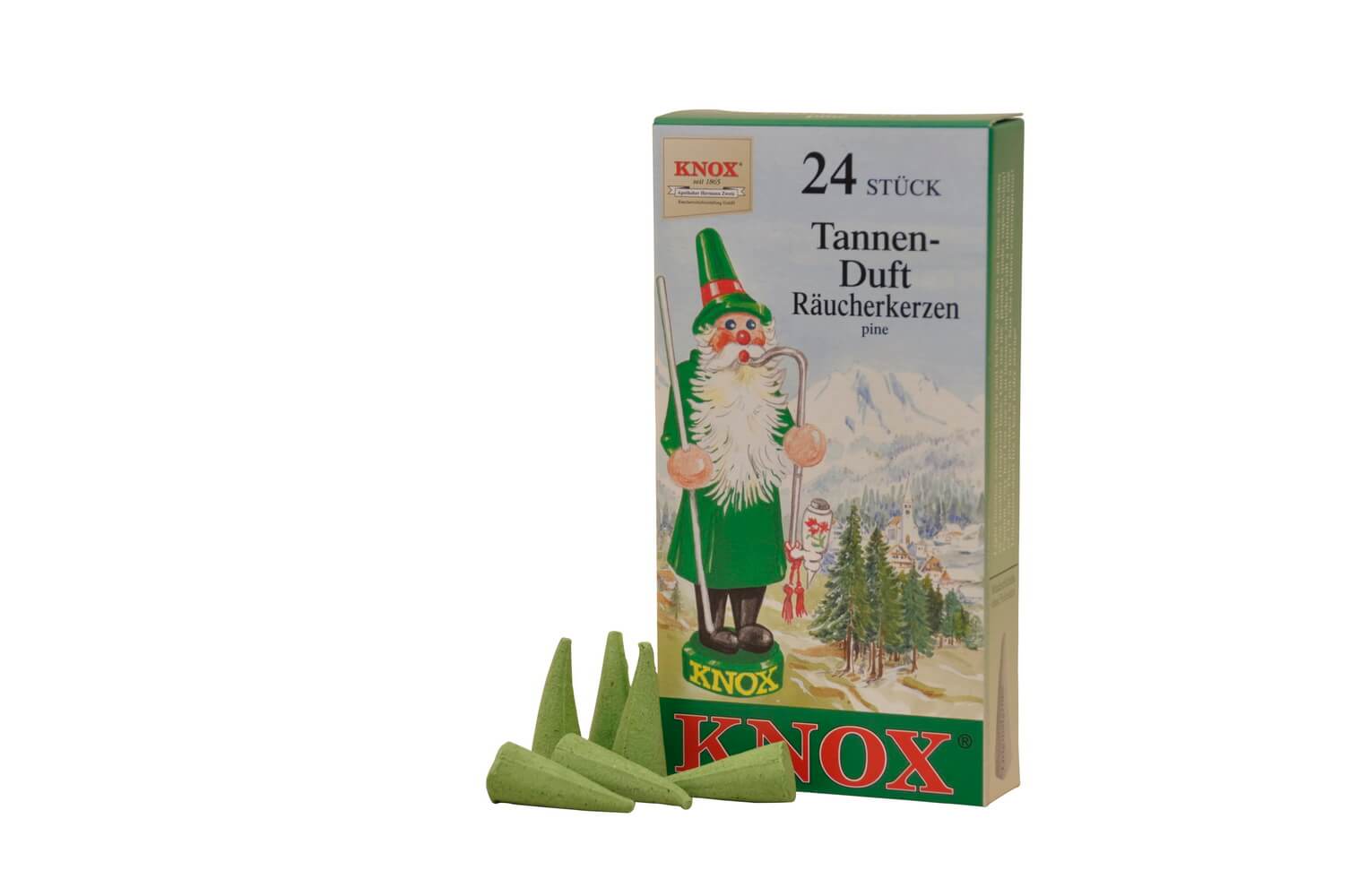Räucherkerzen - Tannenduft, 24 Stück von KNOX