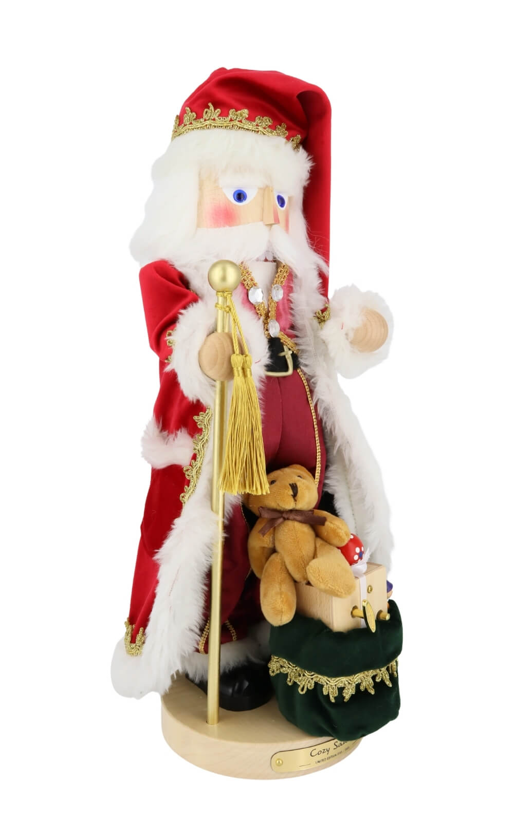 Nussknacker Cozy Santa mit Spieluhr, 49 cm von Steinbach_4