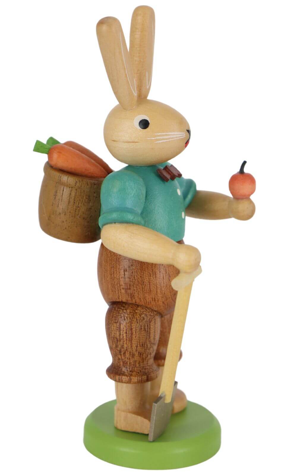 Osterhase Gärtner, 11 cm, farbig von Müller Kleinkunst_3