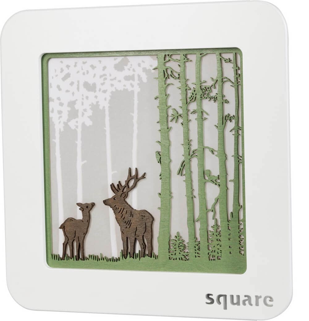 LED Wandbild Square Wald, 29 cm von Weigla_Bild2