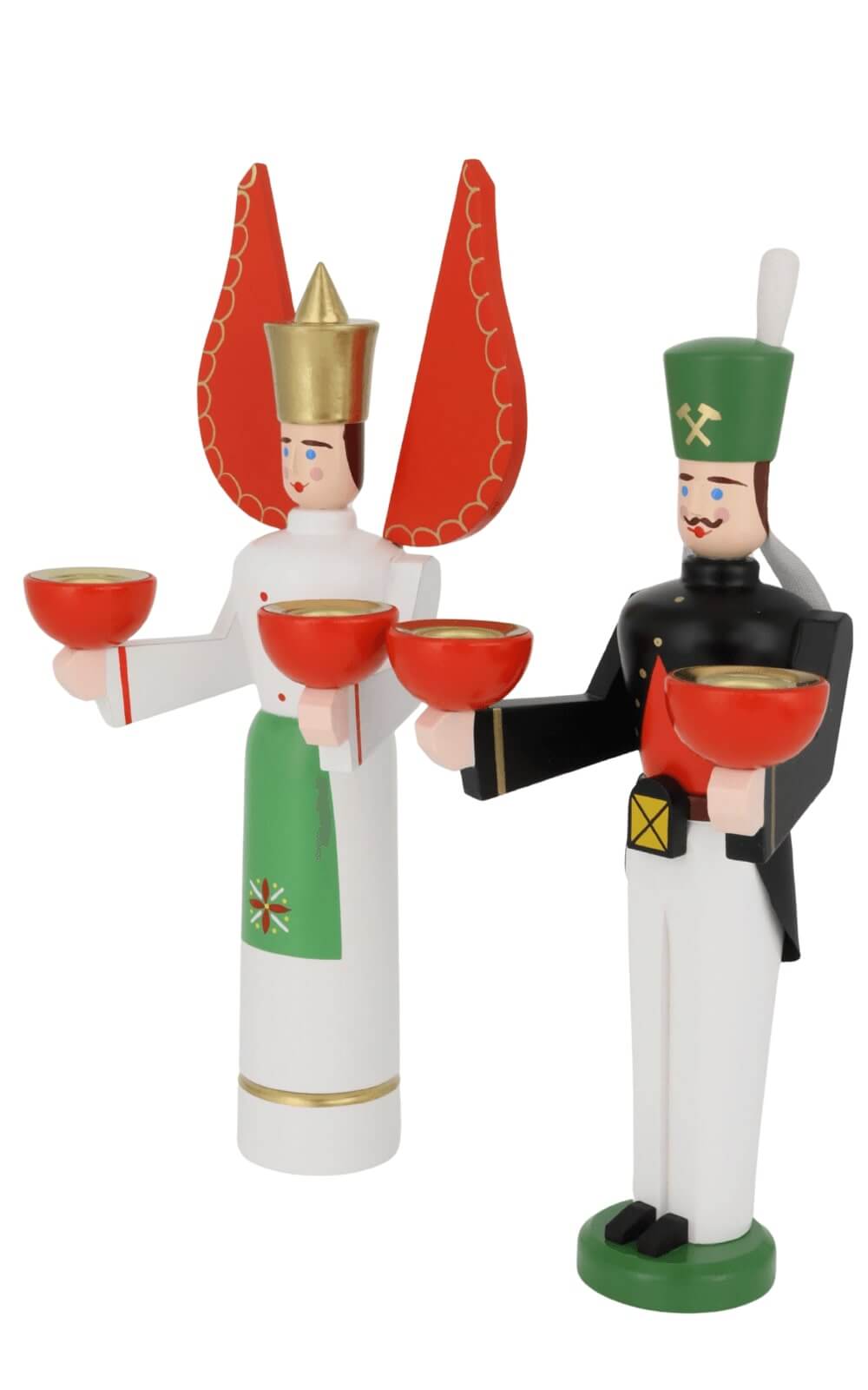 Bergmann und Engel mit grünem Kleid von Eckert_1
