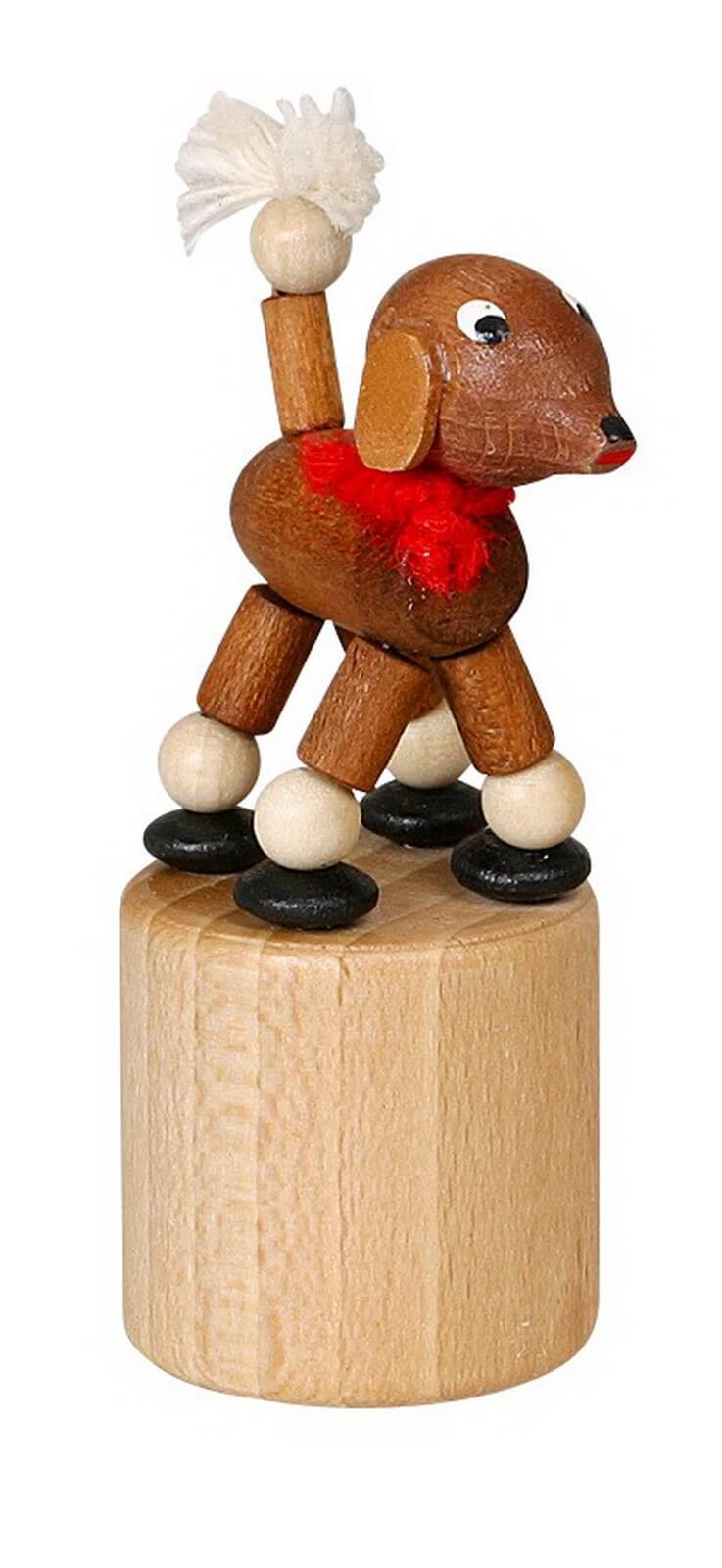 Wackelfigur brauner Pudel von Jan Stephani