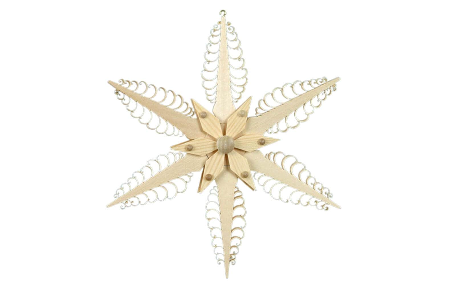 Fensterschmuck Holzstern, Durchmesser 19 cm von Martina Rudolph