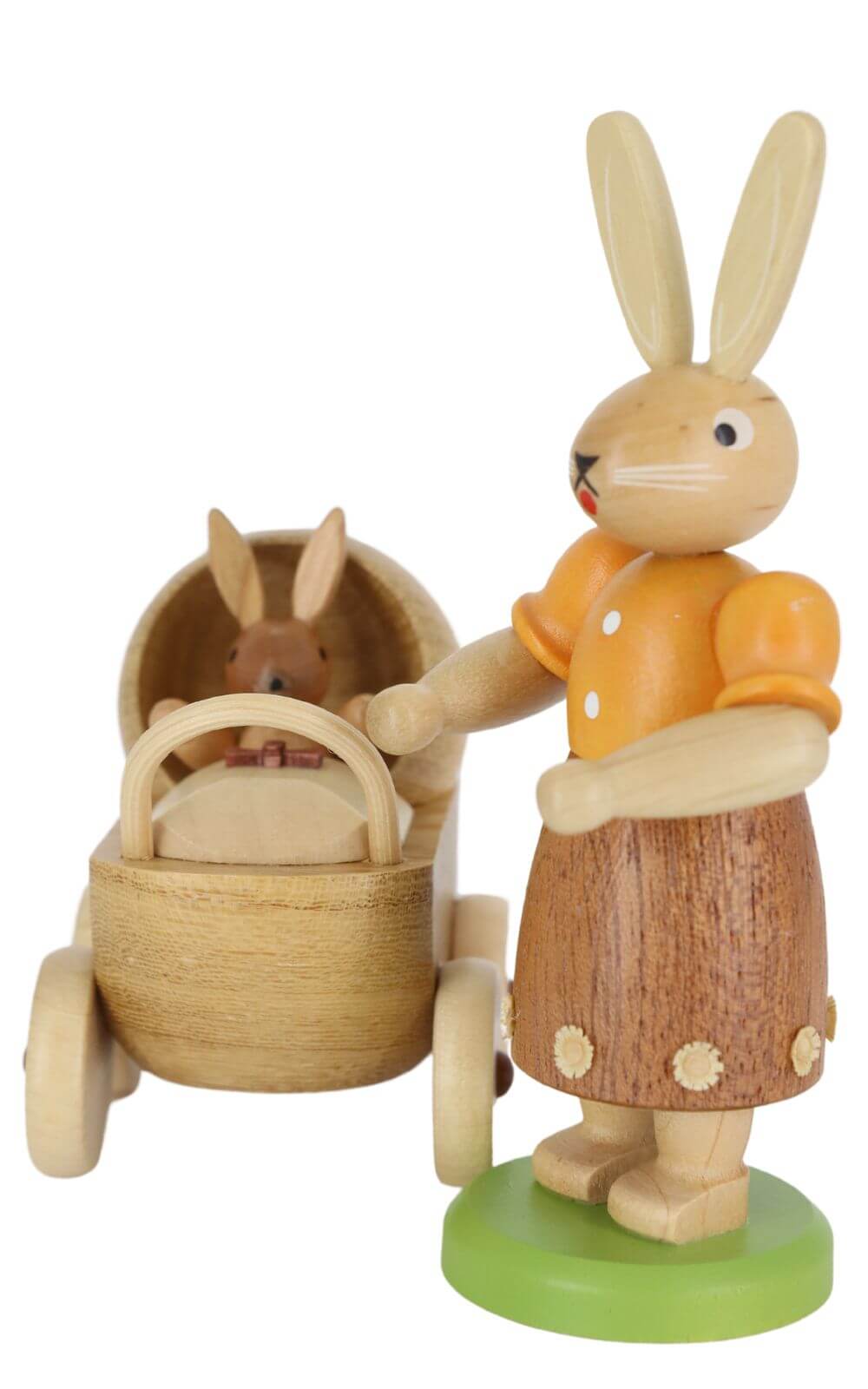 Osterhase Mutter mit Kinderwagen von Müller Kleinkunst_3