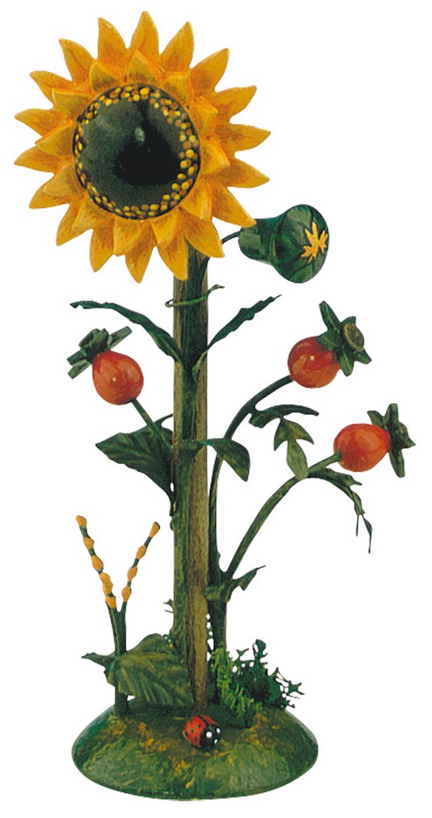 Sonnenblume aus Holz von Hubrig Volkskunst