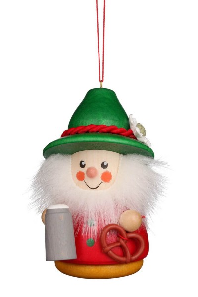 NEU Baumbehang Weihnachtsmann 8cm  Christbaumschmuck Weihnachtsbaum farbig 