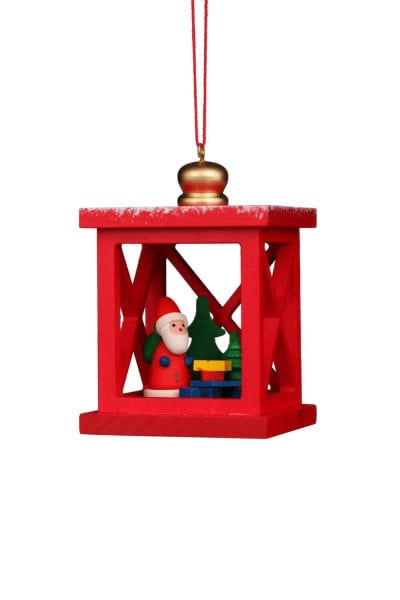 Christmas tree decoration Christmas lantern with Santa Claus by Christian Ulbricht