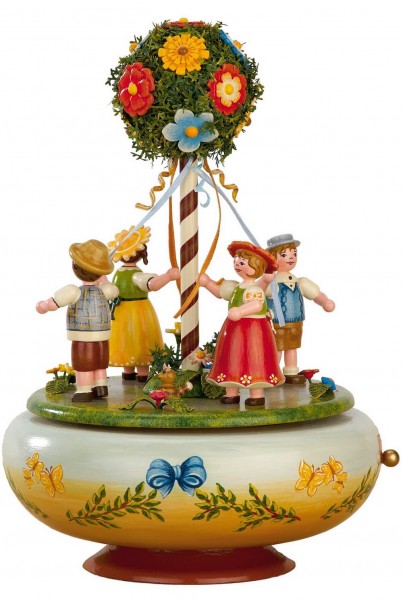 Music box May dance melody: Come dear May by Hubrig Volkskunst