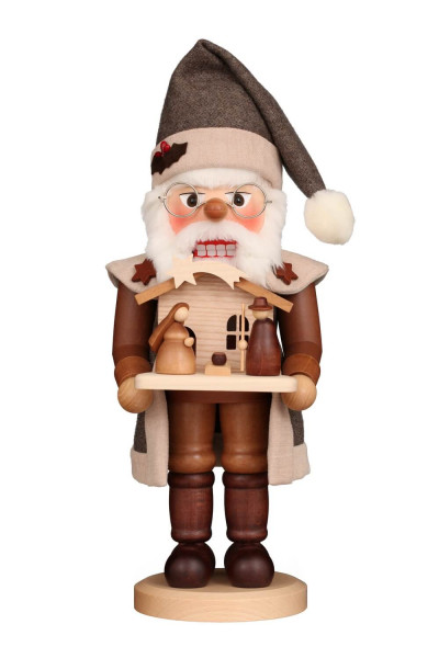 Premium Nutcracker Nativity Builder, natural, 42 cm (16.5 in) by Christian Ulbricht, Made in Germany – handcrafted holiday tradition