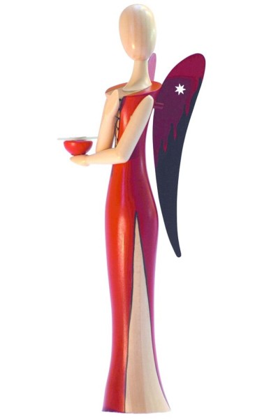 Engel - Sternkopf Sexy Lady, stehend, 25 cm von Holzkunst Gahlenz