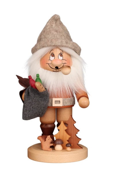 Smoking man gnome nature boy, 31 cm by Christian Ulbricht