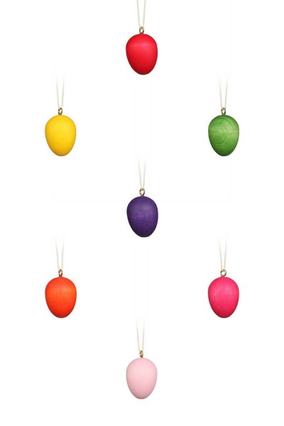 Easter eggs colorful, 25 pieces, 3 cm by Christian Ulbricht