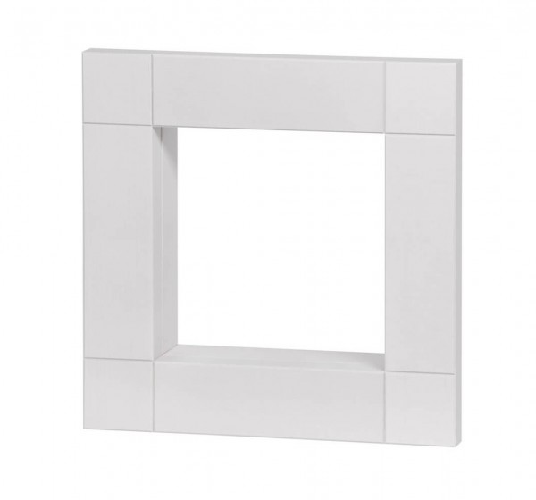Frame for smoking man edge stool, glazed white of KWO
