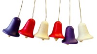Vorschau: Glocken zum Hängen, farbig 6 Stück von Gunter Flath_Bild1