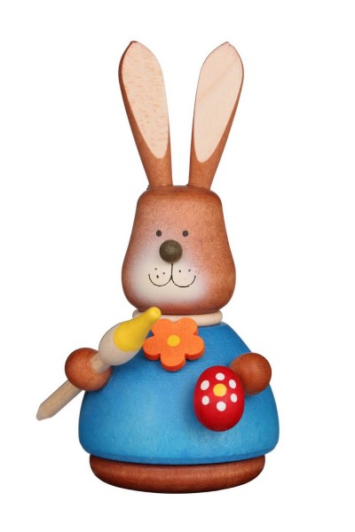 little man easter bunny mit Pinsel, 9,8 cm, Christian Ulbricht GmbH & Co KG Seiffen/ Erzgebirge