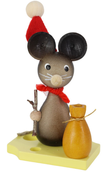 Mäusekind Weihnachtsmaus, 7 cm von Volker Zenker