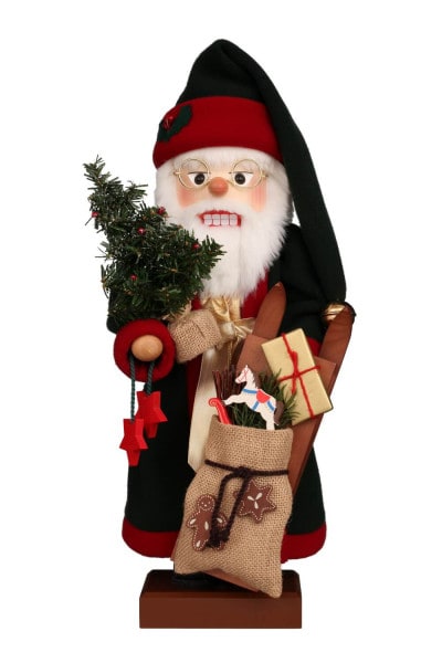 Premium Nussknacker Weihnachtsmann mit Geschenken, 49 cm von Christian Ulbricht