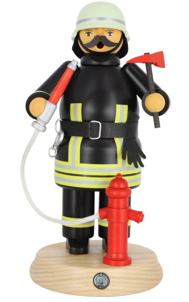 Smoking man fireman by Müller Kleinkunst_1
