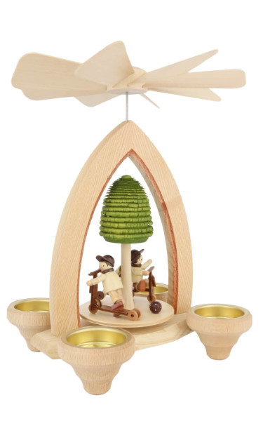 Teelichtpyramide Spielwiese, 26 cm von Heinz Lorenz