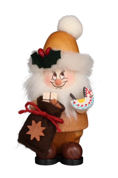 Micro gnome Santa Claus, nature, 11 cm by Christian Ulbricht