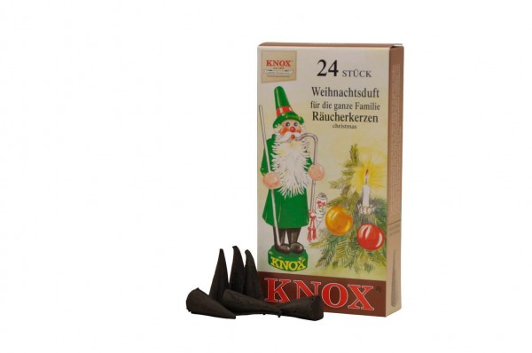 Räucherkerzen - Weihnachtsduft, 24 Stück von KNOX