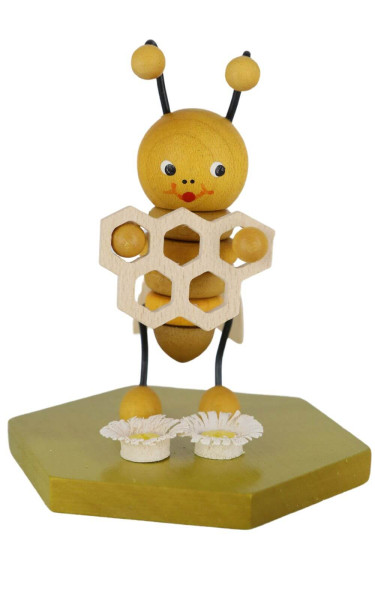 Biene mit Honigwabe, 8 cm von Volker Zenker_1