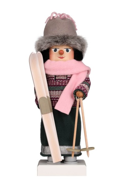 Nutcracker female skier, 45 cm by Christian Ulbricht