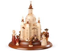 Vorschau: Motivplattform Historische Figuren an der Frauenkirche für Spieluhr von Müller Kleinkunst
