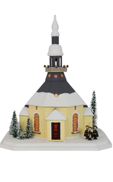 Lichterhaus Seiffener Kirche, 35 cm von Birgit Uhlig_Bild1