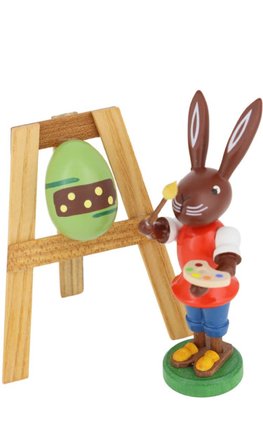 Easter bunny with easel, 9 cm by Thomas Preißler_1