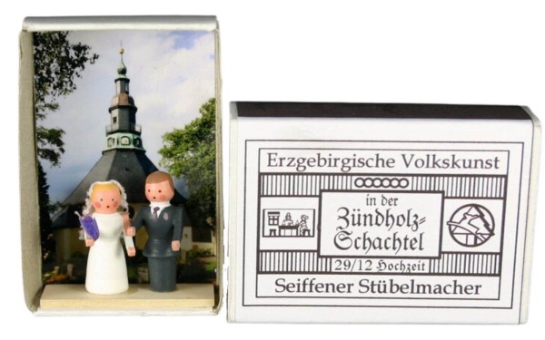 Zündholzschachtel Hochzeitspaar von Gunter Flath