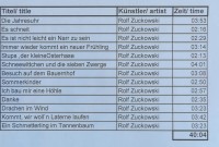 Vorschau: Playlist Motivplattform Die Jahresuhr aus der Rolf Zuckowski Edition