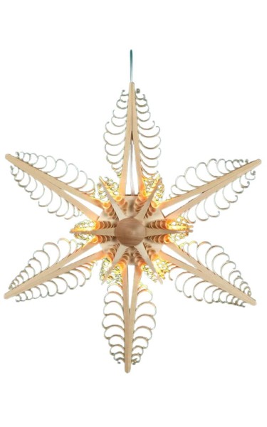 Stern, Durchmesser 32 cm, elektrisch beleuchtet von Martina Rudolph