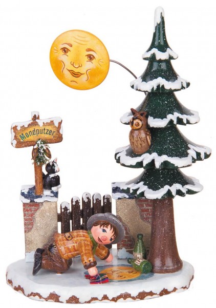 Winterkind Mondputzer, 16 cm, farbig von Hubrig Volkskunst