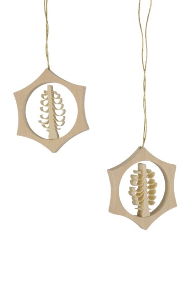 Christmas tree decorations, 2 pieces, 5 cm by Martina Rudolph