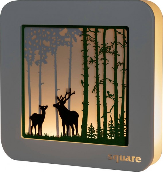 Weigla LED Wandbild Square Wald, 29 cm_Bild1