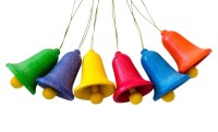 Vorschau: Glocken zum Hängen, farbig 6 Stück von Gunter Flath_bild1
