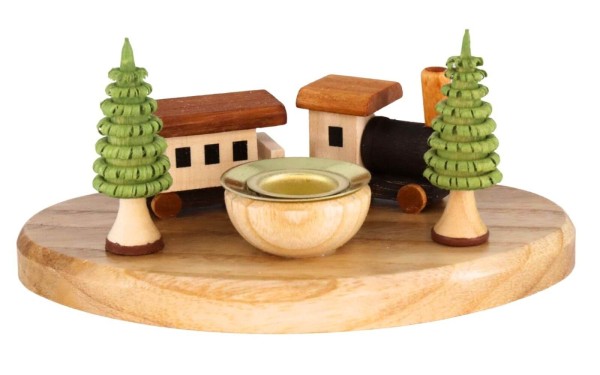 Christmas candle holder railroad by Knuth Neuber
