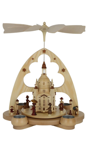 LED Weihnachtspyramide mit Frauenkirche, 36 cm von Müller Kleinkunst_1
