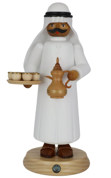 Smoking man Arab with coffee pot by Müller Kleinkunst_1