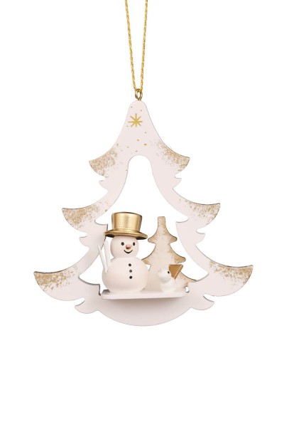 Christmas tree decoration tree with snowman, 1 piece by Christian Ulbricht