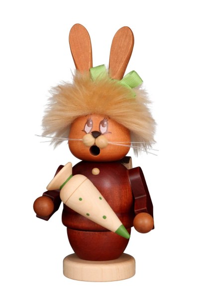 Smoking man mini gnome Easter bunny ABC -  Sagittarius, 16 cm by Christian Ulbricht