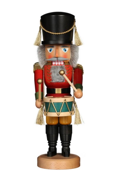 Nutcracker drummer glazed, 40 cm by Christian Ulbricht