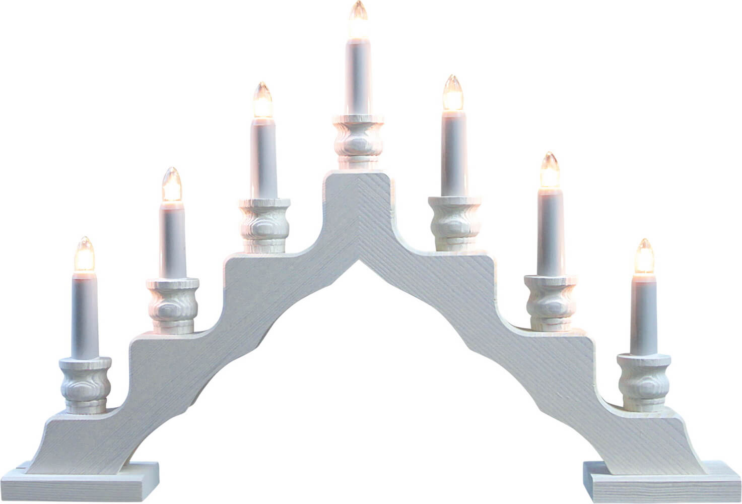 Weigla LED Schwibbogen Trendiger Schwede, weiß, 48 cm 