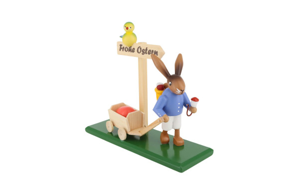 Easter Bunny with handcart from SEIFFEN.COM