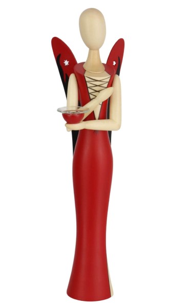 Engel - Sternkopf Sexy Lady, stehend, 25 cm von Holzkunst Gahlenz_1
