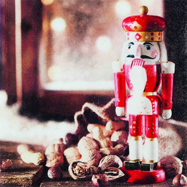 Weihnachtsservietten Nutcracker von Home Fashion®