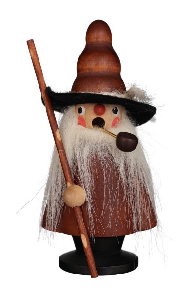 Smoking gnome, natural, 11 cm by Christian Ulbricht