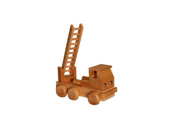 Holzspielzeug Feuerwehrtruck, natur von Ebert GmbH