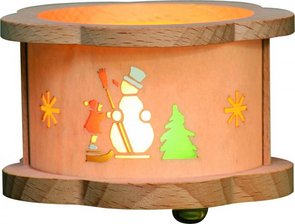 Tealight lantern snowman from Richard Glässer